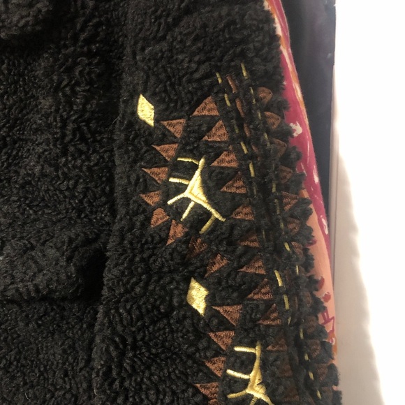 Free People x Driftwood Sheeba embroidered Sherpa jacket - Picture 14 of 16